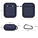 amasing Case 7 in 1 Accessories Kits Protective Silicone Cover and Skin for Charging Case with Ear Hook Grips/Airpods Staps/Airpods Clips/Skin/Tips/Grips
