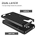 SPARIN BLU R1 HD Case, [Anti Scratch] [Refined] [Shock Absorption] TPU+PC Case for BLU R1 HD, Dual layers, Black