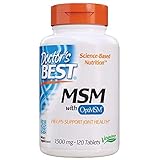 Doctor's Best Best MSM (1500 mg) Tablets, 120-Count