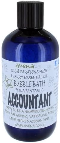 Beespoke Gifts Accountant Bubble Bath SLS Paraben Free Organic Essential Oils