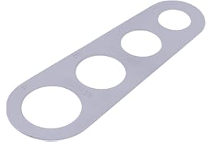 Stainless Steel 4 Hole Spaghetti Measurer Pasta Measure Cook Kitchen Utensil Noodle Measure Control Kitchen Accessories Profe