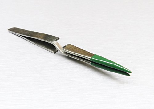 CROSS LOCK TWEEZERS LOCKING PVC COATED TIPS SAFE RUBBER TIP NON MARRING 4-3/4" L (E2) - Thumbnail 6
