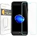 iPhone 7 Plus Screen Protector, SGM Tempered Glass Screen Protector For Apple iPhone 7 Plus, [Easy-install Sticker] 0.2mm/2.5D/9H/Bubble Free