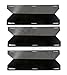 BBQMANN JB241 (3-Pack) Barbecue Replacement Gas Grill Porcelain Steel Heat Plate/Shield for Charmglow, Costco Kirkland, Nexgrill, Sterling Forge, Lowes Model Grills