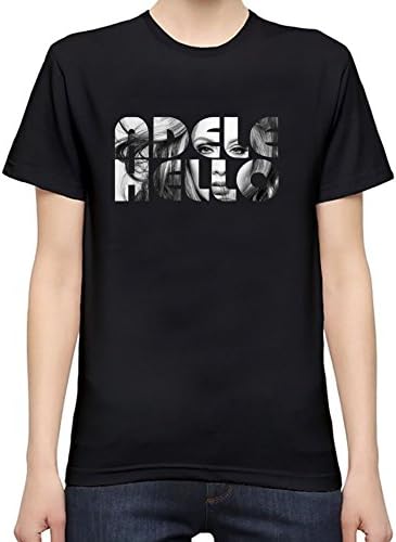 Kaari Success Adele Hello Men's Short Sleeve Tee T-Shirt XXL Black