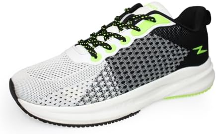 ATHCO Men's Hexa Black-White Running Shoes_44 EU (ATHST-35) price
