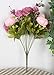 Duovlo Fake Flowers Vintage Artificial Peony Silk Flowers Wedding Home Decoration,Pack of 1 (New Sweetened Bean)