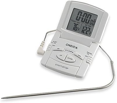 Oneida 31161 Digital Thermometer Timer Instant Read Thermometers Kitchen Dining Amazon Com