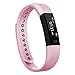 Toobur Slim Fitness Tracker Watch, Health Activity Tracker with Pedometer Calories Track and Sleep Monitor,Smart Wristband for Kids Women Men (Pink)