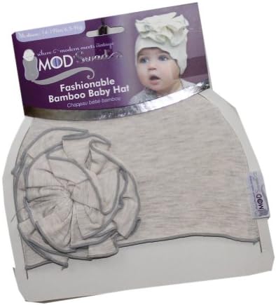 KB Designs Woombie Rayon from Bamboo Mod'Swad Bisque Flower Hat Sleeper, Cream, 20-25 Pound