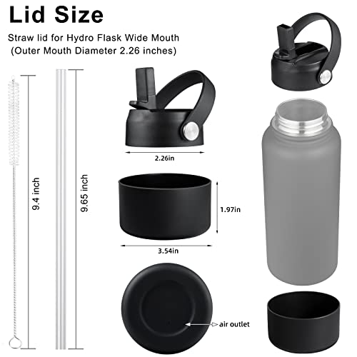 Straw Lid for Hydro Flask 32 40 OZ Wide Mouth, Straw Lid for Hydro