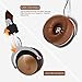 Fekgoo Bluetooth Headphones Over-Ear-Wireless Hi-Fi Stereo Headset with Mic 40mm Driver Foldable Headphones Support TF Card for Travel Sports Music Cell Phones PC (Brown)thumb 3