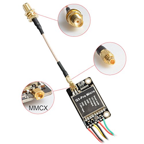 Wolfwhoop Q3-Pro-Micro 5.8GHz 0.01/25/200/600mW Switchable FPV Video Transmitter with Solder Pads Support 5V/12V Output for Camera and Smart Audio - Thumbnail 3