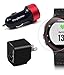 Garmin Forerunner 235 (Marsala) GPS Running Watch Bundle | with HD Screen Protector Film (x4) & PlayBetter USB Car/Wall Adapters | On-Wrist Heart Rate | Elevate Heart Rate Technology | VO2 Max