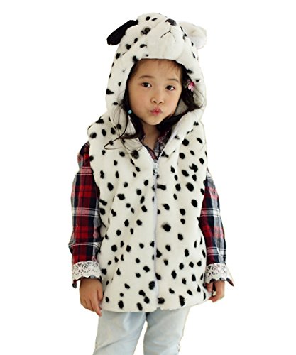 JOYHY Unisex Kids Animal Vest Hooded Cosplay Costume