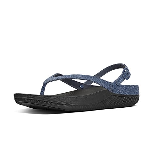 Fitflop Womens Flip Denim Back Strap Sandals Denim 08 Amp