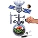 Discovery #MINDBLOWN Weather Terrarium DIY Build and Grow Kit, Create and Study The Water Cycle and Ecosystems, Space Station Model Design with Thermometer, Weather Vane, Compass, Rain Gauge