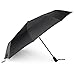 E-Feel Auto Umbrella Outdoor for Travel, Fold Rain Umbrella One Hand Operation Black