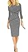 REPHYLLIS Summer Wedding Guest Dresses for Women Casual Church Wrap Black L