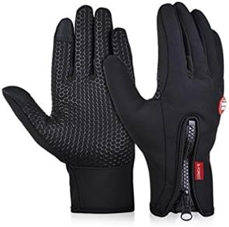 gmgm Touch Screen Gloves Gloves for Cycling Camping Jogging Riding black One-Size