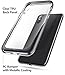 iPhone Xs Clear Case, iPhone X Clear Case, Poetic Lucent [Metallic Coating] [Scratch Resistant Back] Clear Hybrid Bumper Slim Case for Apple iPhone X (2017) / iPhone Xs (2018) 5.8inch - Black