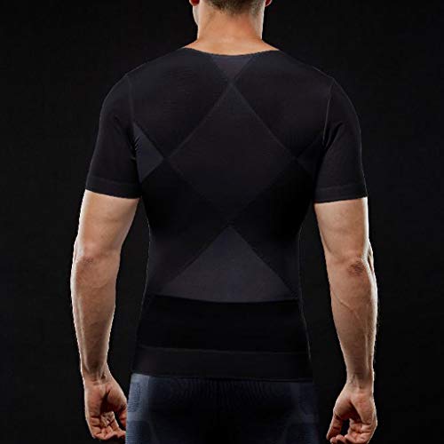 image for Jianekolaa_Shapewear Men Compression Shirt Shapewear Slimming Body Sha