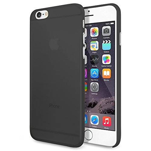 iPhone 6 Case, WellingsaleÂ® [Slendicity Series] 0.3MM Ultra Thin Ultrathin Protective Cover, Simple Light and Sleek and Slender - Black