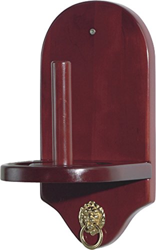 GLD Products Billiard/Pool Accessory: Wall Mounted Wood Cone Chalk Holder, Mahogany Finish