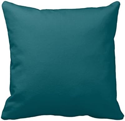 ArtPillow Dark Teal Color Cotton Decorative Throw Pillow Case 18*18inch