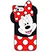 TopSZ Case for iPhone 8/7/6/6S 4.7”,TopSZ Cute Silicone Couple Lover 3D Cartoon Cool Kawaii Animal Cover,Soft Rubble Skin for iPhone 8 7 6,Funny Character Cases for Kids Girls Teens boy Guys-Minnie