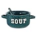 KOVOT Set of 4 Speckled Ceramic Soup Bowls With Spoons - 22-Ounces Each