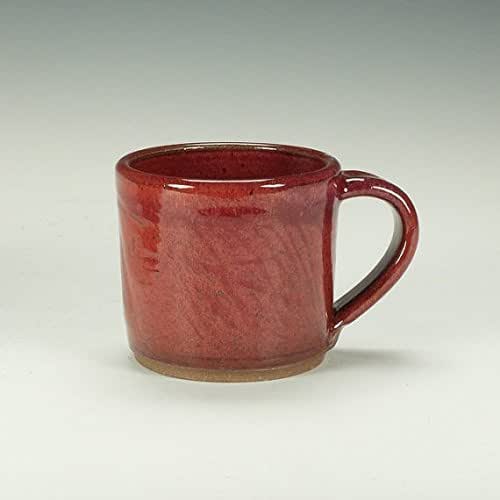 Stoneware mug. Copper Red. Handmade Products