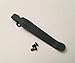 Matte Black Titanium Pocket Clip for Spyderco Delica 4 C11PBK Knife Tip Up Position