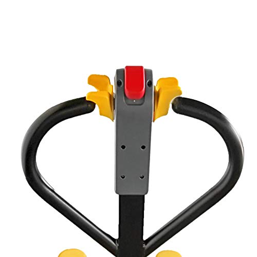 Mophorn Pallet Jack 3300 Lbs Capacity 48 Inch Electric Pallet Jack Emergency Stop Device Electric Pallet Truck for Warehouse Dock Supermarket Use (1.5T)