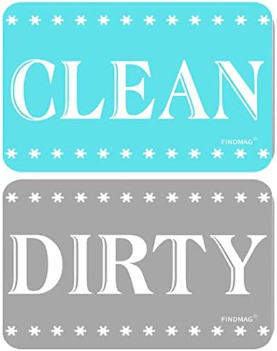 FINDMAG Dishwasher Magnet Clean Dirty Sign, Strongest Magnet Double ...