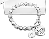 Lung Cancer Charm Bracelet (Retail)