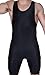 Black Lycra Wrestling Singlet: Youth and Mens sizes, by 4-Time