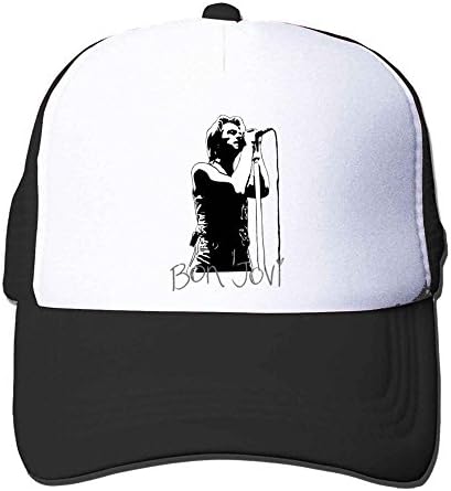 Nacyaa Bon Jovi poster 2016 popular Mesh Hat Black