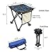 WMH Portable Lightweight Stool with Side Pocket, Mini Collapsible Camping Folding Chair Slacker Chair for BBQ,Camping,Fishing,Travel,Hiking,Garden,Beach with Carrying Bagthumb 1
