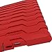 Apple iPad Air 2 Red Shock Drop Hard Candy Cases Silicone Rugged Shock Absorbing Protective Dual Layer Cover Case