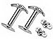Bestop 51291-00 Replacement Chrome Hood Latch Kit