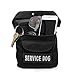 Service Dog Vest Harness Saddle Bags with Service Dog Patches - SD Backpack with Patch - Quality Back Pack Pouch with Pockets - Saddlebag for Service Dogs Vests (Service Dog)