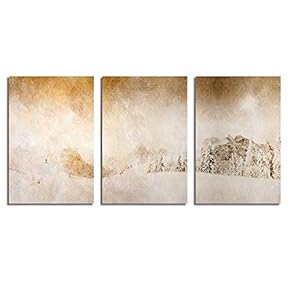 Canvas Wall Art Abstract Vintage Style Painting Artwork for Home Prints Framed - 16"x24" x 3 Panels