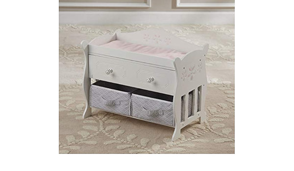 wooden doll changing table