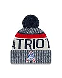 New England Patriots New Era 2017 Historic Throwback On-Field Sport Knit Beanie Hat / Cap
