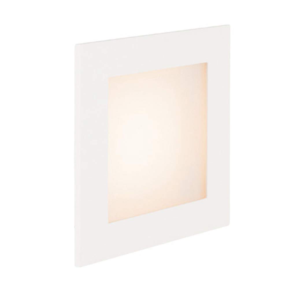SLV Wall recessed Light Frame LED 230V Basic/Ceiling and Wall Lighting Inside, LED spot, recessed Light, Wall recessed Light, Ceiling Spotlight / 2700K 3.1W 140lm White