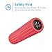 Ikeepi 4 Speed Vibrating Foam Roller Rechargeable Deep Tissue Massage For Trigger Point Release Muscle Massage Myofascial Release Alleviates Workout Pain, Cellulite, Lactic Acid with Free Storage Bag