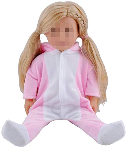 E-TING Doll Clothes Unicorn Costume Onesie Pajamas fits 18 Inch Girl Doll