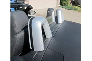 Windrestrictor Wind Deflector for BMW Z4 Convertible | 2009-2014 | Controls Backdraft Air Flow & Wind Noise | Clear Glass | Made in The USA