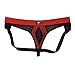 Zacoo Men Stretch Jockstrap Size M Color Red Black
